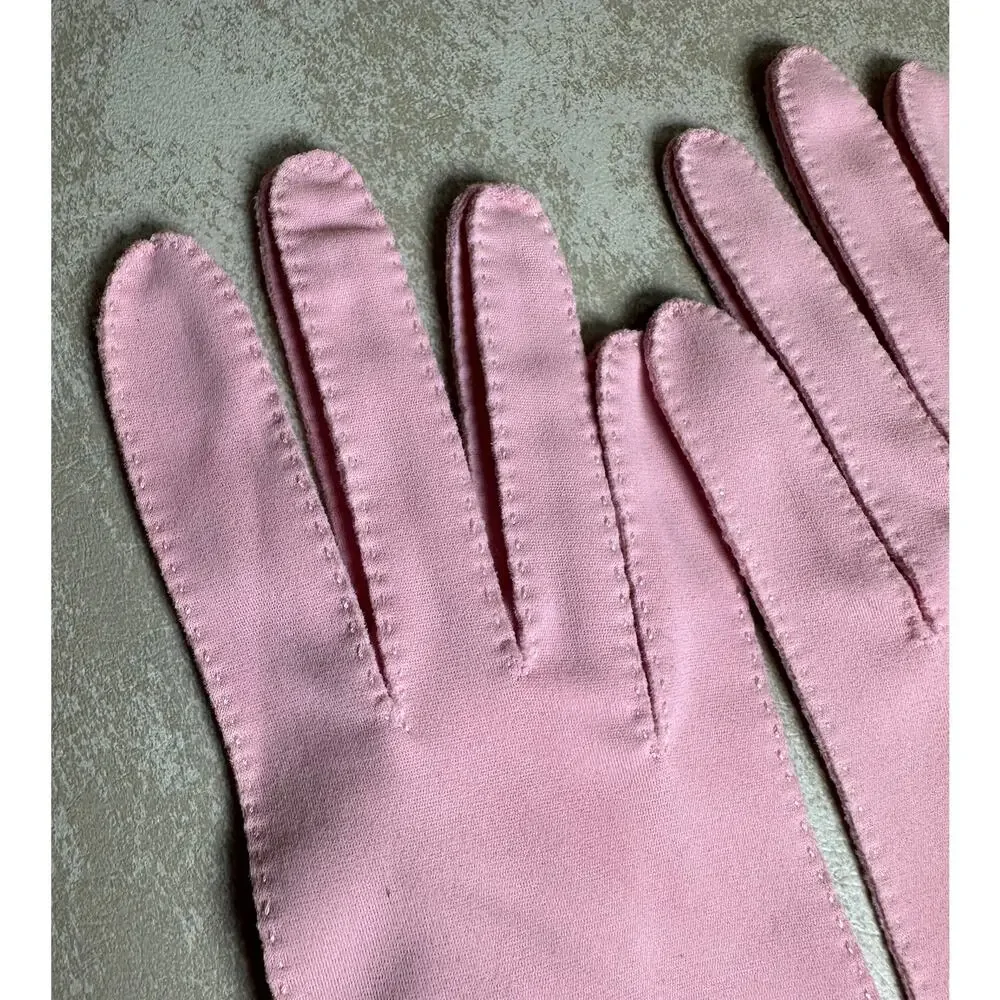 Unworn Vintage Pink Van Raalte Dress Gloves Size 7 Carrie Bradshaw SATC Style